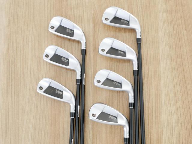 Iron set : PRGR : ชุดเหล็กกระเทย PRGR Super Egg Evolution (รุ่นล่าสุด ออกปี 2024 ตัวท๊อปสุด หน้าเด้งเกินกฏ ใช้แข่งไม่ได้ ตีไกลมากๆ) มีเหล็ก 5-Pw,Aw (7 ชิ้น) ก้านกราไฟต์ Flex SR (M-40)