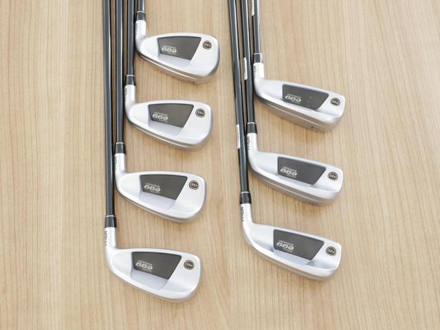 Iron set : PRGR : ชุดเหล็กกระเทย PRGR Super Egg Evolution (รุ่นล่าสุด ออกปี 2024 ตัวท๊อปสุด หน้าเด้งเกินกฏ ใช้แข่งไม่ได้ ตีไกลมากๆ) มีเหล็ก 5-Pw,Aw (7 ชิ้น) ก้านกราไฟต์ Flex SR (M-40)