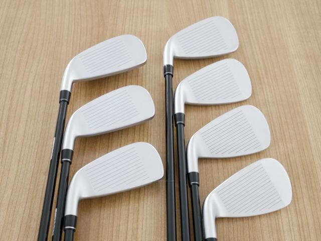 Iron set : PRGR : ชุดเหล็กกระเทย PRGR Super Egg Evolution (รุ่นล่าสุด ออกปี 2024 ตัวท๊อปสุด หน้าเด้งเกินกฏ ใช้แข่งไม่ได้ ตีไกลมากๆ) มีเหล็ก 5-Pw,Aw (7 ชิ้น) ก้านกราไฟต์ Flex SR (M-40)