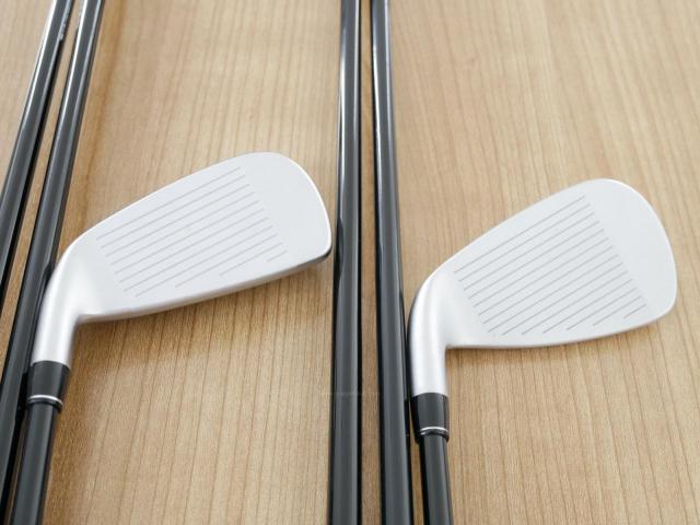 Iron set : PRGR : ชุดเหล็กกระเทย PRGR Super Egg Evolution (รุ่นล่าสุด ออกปี 2024 ตัวท๊อปสุด หน้าเด้งเกินกฏ ใช้แข่งไม่ได้ ตีไกลมากๆ) มีเหล็ก 5-Pw,Aw (7 ชิ้น) ก้านกราไฟต์ Flex SR (M-40)