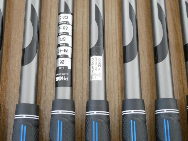 Iron set : PRGR : ชุดเหล็กกระเทย PRGR Super Egg Evolution (รุ่นล่าสุด ออกปี 2024 ตัวท๊อปสุด หน้าเด้งเกินกฏ ใช้แข่งไม่ได้ ตีไกลมากๆ) มีเหล็ก 5-Pw,Aw (7 ชิ้น) ก้านกราไฟต์ Flex SR (M-40)