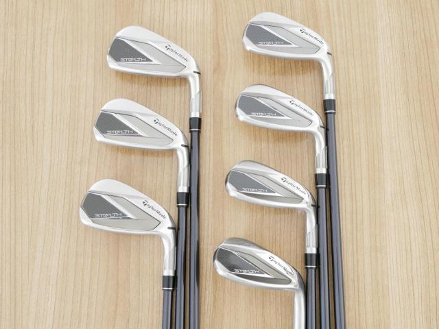 Iron set : Taylormade : ชุดเหล็ก Taylormade Stealth (ออกปี 2022 Japan Spec.) มีเหล็ก 6-Pw,Aw,Sw (7 ชิ้น) ก้านกราไฟต์ Mitsubishi Tensei TM60 Flex S