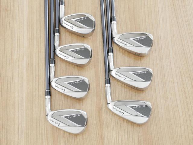 Iron set : Taylormade : ชุดเหล็ก Taylormade Stealth (ออกปี 2022 Japan Spec.) มีเหล็ก 6-Pw,Aw,Sw (7 ชิ้น) ก้านกราไฟต์ Mitsubishi Tensei TM60 Flex S