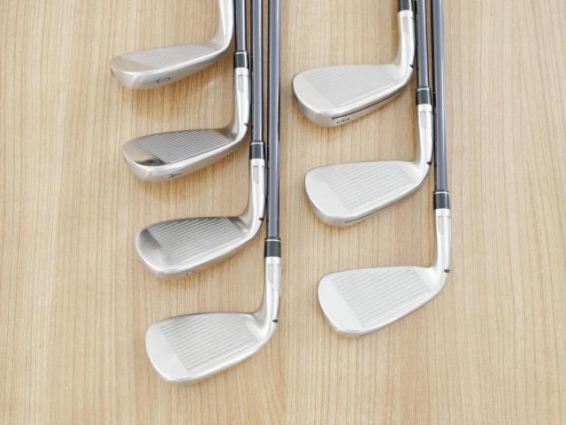 Iron set : Taylormade : ชุดเหล็ก Taylormade Stealth (ออกปี 2022 Japan Spec.) มีเหล็ก 6-Pw,Aw,Sw (7 ชิ้น) ก้านกราไฟต์ Mitsubishi Tensei TM60 Flex S