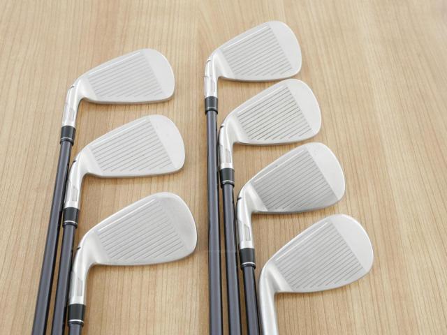 Iron set : Taylormade : ชุดเหล็ก Taylormade Stealth (ออกปี 2022 Japan Spec.) มีเหล็ก 6-Pw,Aw,Sw (7 ชิ้น) ก้านกราไฟต์ Mitsubishi Tensei TM60 Flex S