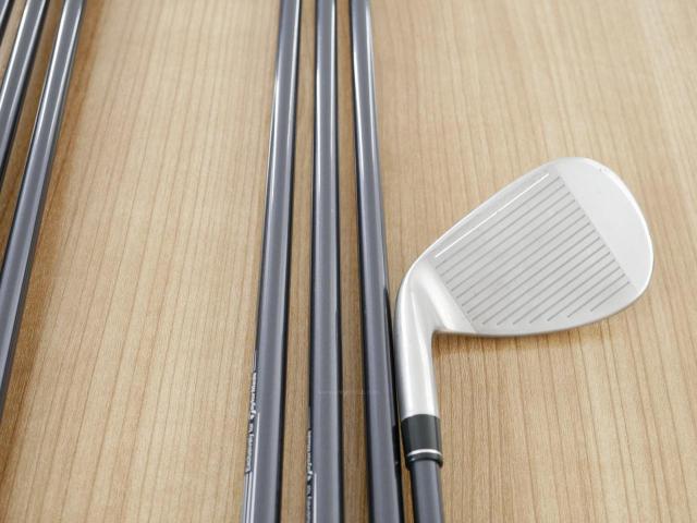 Iron set : Taylormade : ชุดเหล็ก Taylormade Stealth (ออกปี 2022 Japan Spec.) มีเหล็ก 6-Pw,Aw,Sw (7 ชิ้น) ก้านกราไฟต์ Mitsubishi Tensei TM60 Flex S