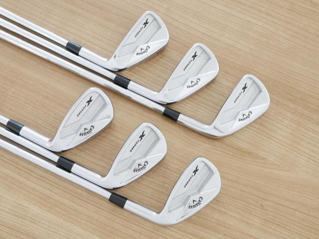 Iron set : Callaway : ชุดเหล็ก Callaway X Forged (ปี 2019) มีเหล็ก 5-Pw (6 ชิ้น) ก้านเหล็ก Dynamic Gold X100