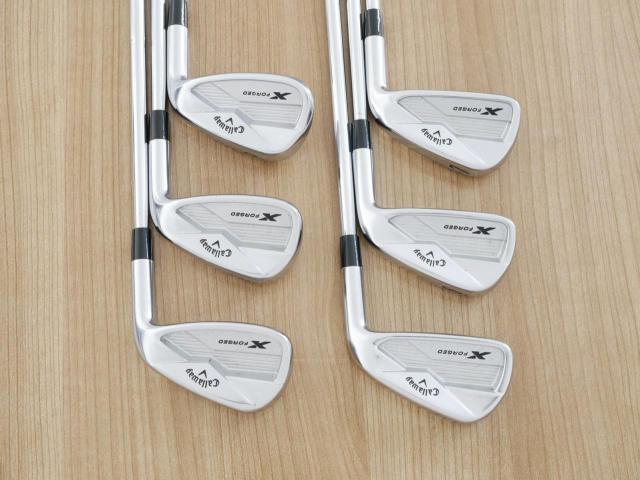 Iron set : Callaway : ชุดเหล็ก Callaway X Forged (ปี 2019) มีเหล็ก 5-Pw (6 ชิ้น) ก้านเหล็ก Dynamic Gold X100