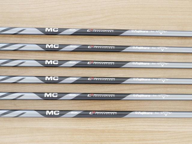 Iron set : Callaway : ชุดเหล็ก Callaway APEX Ai300 Forged (รุ่นล่าสุด ออกปี 2024) มีเหล็ก 6-Pw,Aw (6 ชิ้น) ก้านกราไฟต์ Fujikura MC 80 Flex R