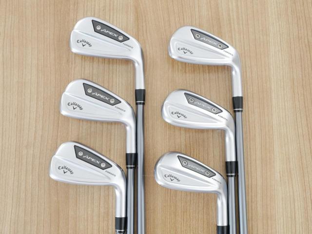 Iron set : Callaway : ชุดเหล็ก Callaway APEX Ai300 Forged (รุ่นล่าสุด ออกปี 2024) มีเหล็ก 6-Pw,Aw (6 ชิ้น) ก้านกราไฟต์ Fujikura MC 80 Flex R
