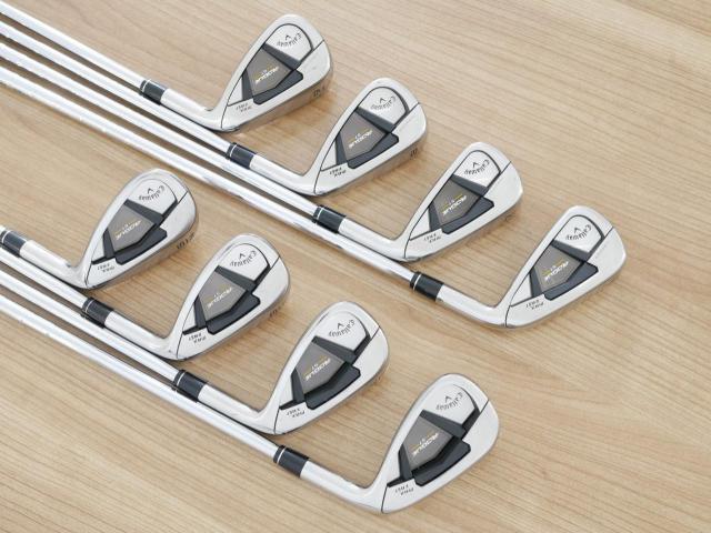 Iron set : Callaway : ชุดเหล็ก Callaway Rogue ST Max Fast (ออกปี 2022 ตีง่ายที่สุด ไกลสุดของ Callaway) มีเหล็ก 6-Pw,Aw,Gw,Sw (8 ชิ้น) ก้านเหล็ก NS Pro 850 NEO Flex S