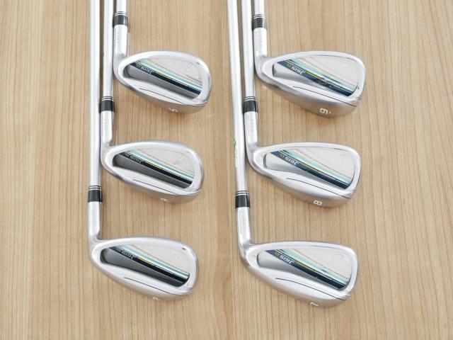 Lady club : All : ชุดเหล็ก Bridgestone J615 CL (ใบใหญ่ ตีง่ายมาก) มีเหล็ก 7-Pw,Aw,Sw (6 ชิ้น) ก้านกราไฟต์ Flex L