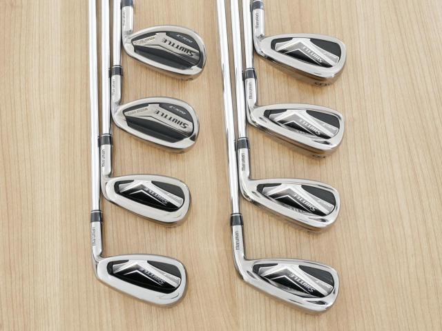 Iron set : Maruman : ชุดเหล็ก Maruman Shuttle NX-1 (ออกปี 2018 หน้าเด้งสุดๆ โกงสุดๆ เหล็ก 7 Loft 27) มีเหล็ก 6-Pw,Pa,Aw,Sw (8 ชิ้น) ก้านเหล็ก NS Pro Zelos 7 Flex R