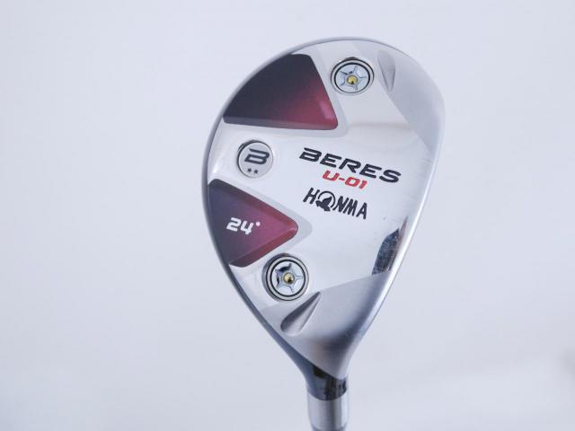 Fairway Wood : Honma : ไม้กระเทย Honma Beres U-01 Loft 24 ก้าน ARMRQ 6 (49) Flex S (2 ดาว)