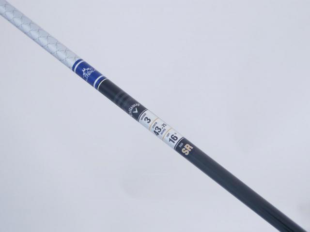 Fairway Wood : callaway : หัวไม้ 3 Callaway Paradym AI Smoke MAX FAST (ออกปี 2024 Japan Spec.) Loft 16 ก้าน Mitsubishi TENSEI 40 Flex SR