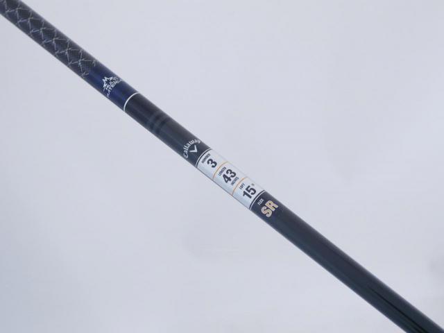 Fairway Wood : callaway : หัวไม้ 3 Callaway Paradym Triple Diamond (รุ่นปี 2023 Low Spin สุดๆ) Loft 13.5 (ปรับได้) ก้าน Mitsubishi TENSEI 55 Flex SR