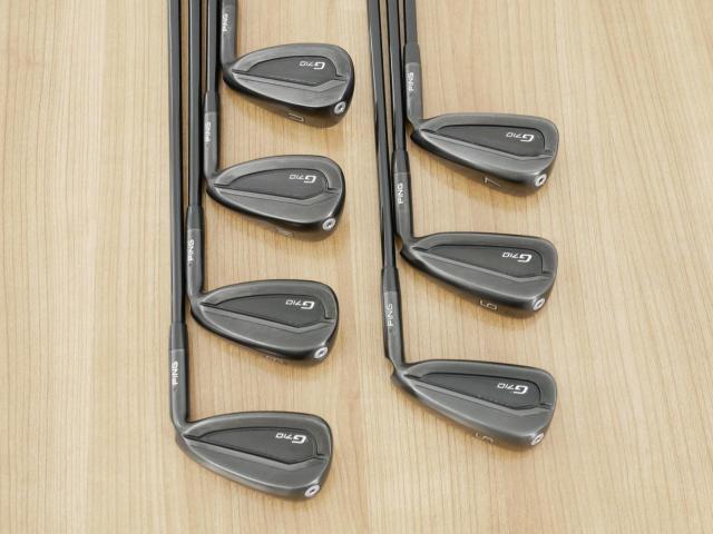 Iron set : Ping : ชุดเหล็ก Ping G710 (ปี 2021 Japan Spec. ใบใหญ่ ง่ายที่สุด ไกลที่สุดของ Ping) มีเหล็ก 5-Pw,Aw (7 ชิ้น) ก้านกราไฟต์ Ping ALTA Distanza 40 Flex R