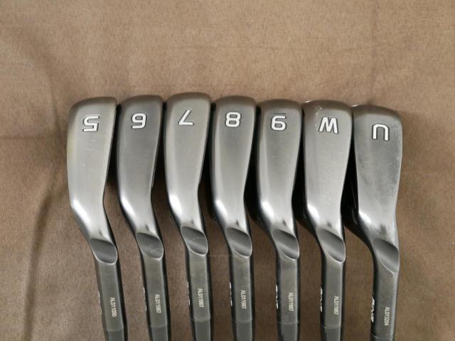 Iron set : Ping : ชุดเหล็ก Ping G710 (ปี 2021 Japan Spec. ใบใหญ่ ง่ายที่สุด ไกลที่สุดของ Ping) มีเหล็ก 5-Pw,Aw (7 ชิ้น) ก้านกราไฟต์ Ping ALTA Distanza 40 Flex R