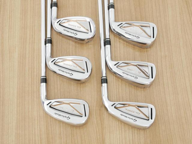 Iron set : Taylormade : ชุดเหล็ก Taylormade SIM GLOIRE (รุ่นปี 2021 รุ่นท๊อปสุด Japan Spec) มีเหล็ก 6-Pw,Aw (6 ชิ้น) ก้านเหล็ก NS Pro 790 Flex S