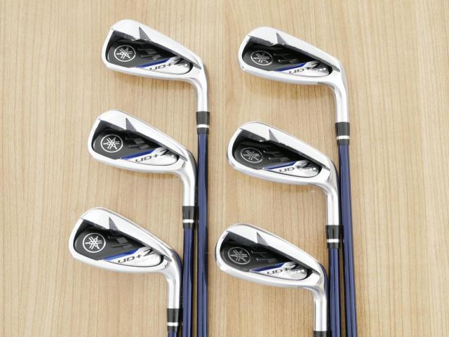 Iron set : Yamaha : ชุดเหล็ก Yamaha Inpres UD+2 (ออกปี 2021 ตีไกลที่สุด ไกลกว่าเหล็กทั่วไป 2 เบอร์ หน้าเด้ง COR 0.822) มีเหล็ก 7-Pw,Aw,As (6 ชิ้น) ก้านกราไฟต์ Fujikura Air Speeder M421i Flex SR