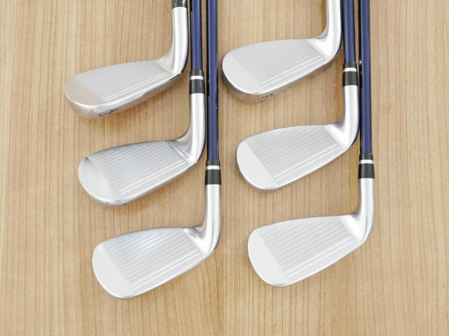 Iron set : Yamaha : ชุดเหล็ก Yamaha Inpres UD+2 (ออกปี 2021 ตีไกลที่สุด ไกลกว่าเหล็กทั่วไป 2 เบอร์ หน้าเด้ง COR 0.822) มีเหล็ก 7-Pw,Aw,As (6 ชิ้น) ก้านกราไฟต์ Fujikura Air Speeder M421i Flex SR