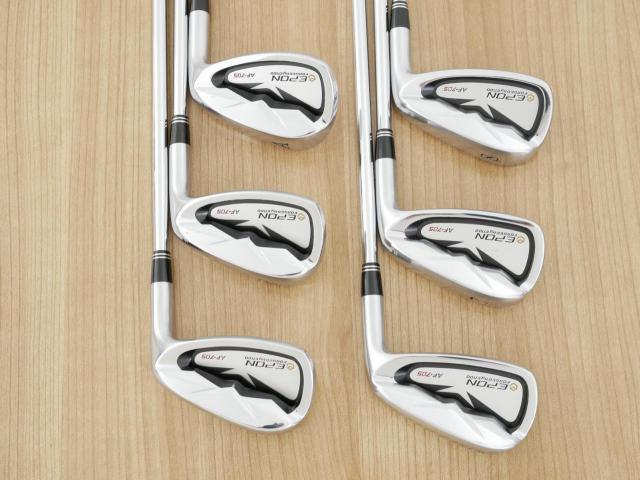 Iron set : Epon : ชุดเหล็ก EPON AF-705 Forged (ใบใหญ่ ตีง่าย ไกล) มีเหล็ก 6-Pw,Aw (6 ชิ้น) ก้านเหล็ก NS Pro ZELOS 7 Flex R