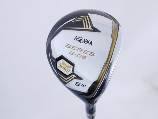 Fairway Wood : Honma : **ก้าน 3 ดาว** หัวไม้ 5 Honma Beres S-06 (รุ่นปี 2019) Loft 18 ก้าน ARMRQ X (43) Flex R (3 ดาว)