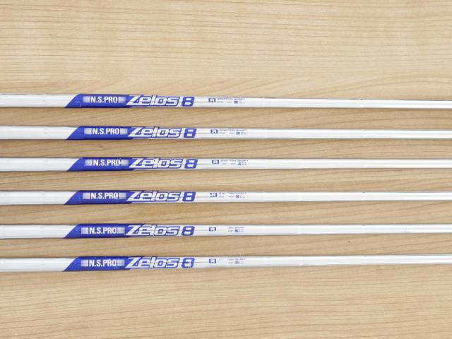 Iron set : Bridgestone : ชุดเหล็ก Bridgestone JGR Hybrid Forged (ตีไกลกว่าตัวอื่น 2 เบอร์) มีเหล็ก 5-P1 (6 ชิ้น) ก้านเหล็ก NS Pro ZELOS 8 Flex R