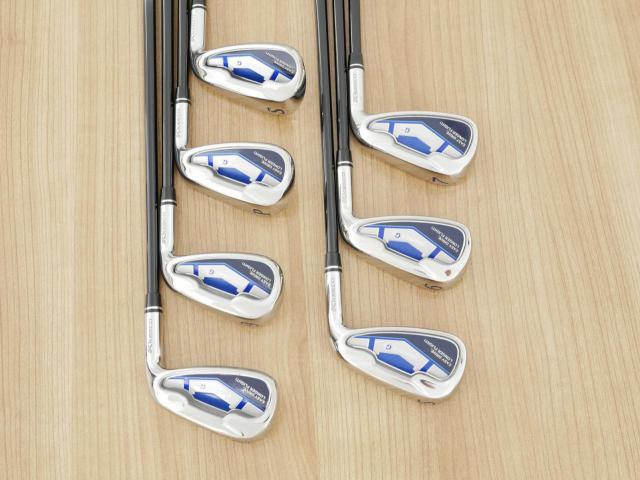 Iron set : Kasco : ชุดเหล็ก Kasco DIMPALS G7 (ใบใหญ่) มีเหล็ก 5-Pw,Sw (7 ชิ้น) ก้านกราไฟต์ Flex R