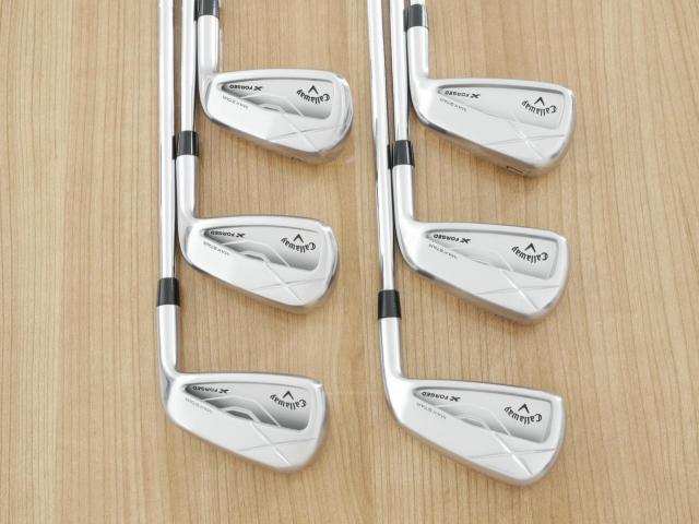Iron set : Callaway : ชุดเหล็ก Callaway X Forged MAX Star (รุ่นล่าสุด ออกปี 2025) มีเหล็ก 5-Pw (6 ชิ้น) ก้านเหล็ก NS Pro 950 Flex S