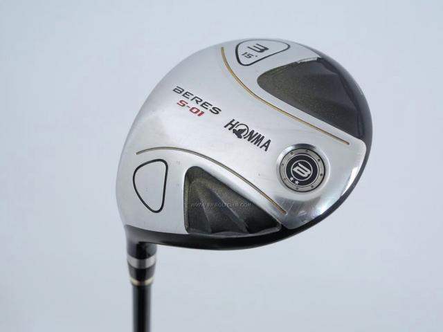 x.. Left Handed ..x : All : หัวไม้ 3 Honma Beres S-01 Loft 15 ก้าน ARMRQ 6 (54) Flex R (2 ดาว)