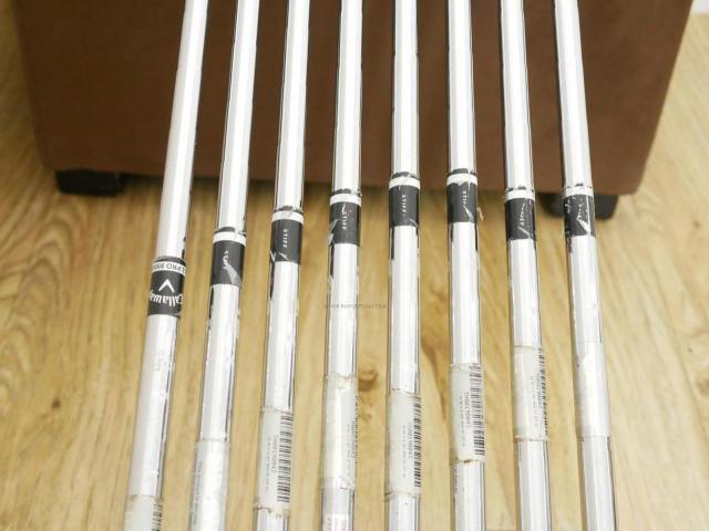 Iron set : Callaway : ชุดเหล็ก Callaway X2 Hot มีเหล็ก 5-Pw,Aw,Sw (8 ชิ้น) ก้านเหล็ก NS Pro 950 Flex S