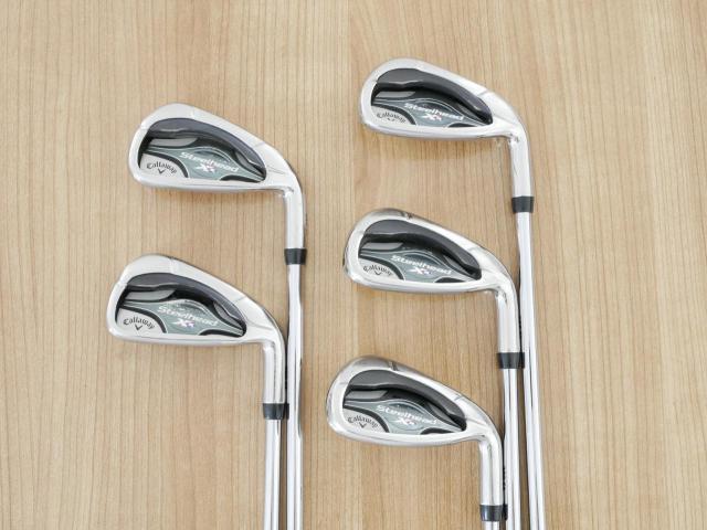 Iron set : Callaway : ชุดเหล็ก Callaway Steelhead XR (ปี 2017 ง่าย ไกล) มีเหล็ก 6-Pw (5 ชิ้น) ก้านเหล็ก NS Pro Zelos 8 Flex R