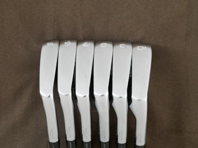 Iron set : Honma : ชุดเหล็ก Honma Tour World TW717V (Forged ปี 2015) มีเหล็ก 5-10 (6 ชิ้น) ก้านเหล็ก NS Pro Modus 120 Flex S