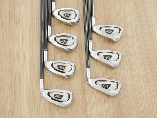 Iron set : XXIO : ชุดเหล็ก XXIO Prime 5 (รุ่นท๊อปสุด หน้าเด้ง) มีเหล็ก 6-Pw,Aw,Sw (7 ชิ้น) ก้าน SP-500 Flex R