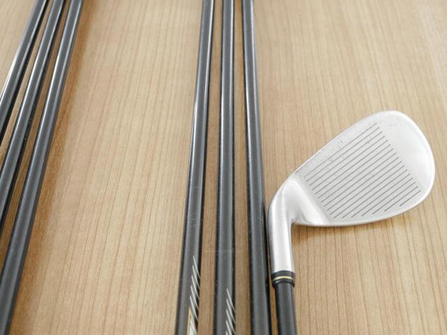 Iron set : XXIO : ชุดเหล็ก XXIO Prime 5 (รุ่นท๊อปสุด หน้าเด้ง) มีเหล็ก 6-Pw,Aw,Sw (7 ชิ้น) ก้าน SP-500 Flex R
