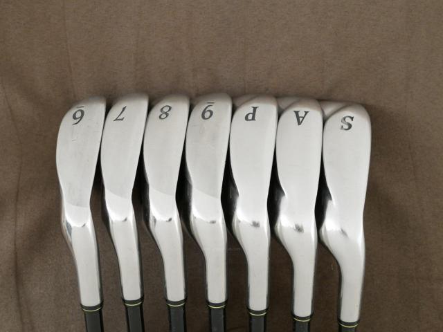 Iron set : XXIO : ชุดเหล็ก XXIO Prime 5 (รุ่นท๊อปสุด หน้าเด้ง) มีเหล็ก 6-Pw,Aw,Sw (7 ชิ้น) ก้าน SP-500 Flex R