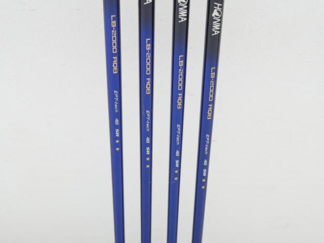Iron set : Honma : ชุดเหล็ก Honma LB-808 Limited Edition (ปี 2018 ใบใหญ่ หน้าเด้ง ตีง่ายมาก) มีเหล็ก 7-10 (4 ชิ้น) ก้านกราไฟต์ Honma LB-2000 AQ8 Flex SR (2 ดาว)