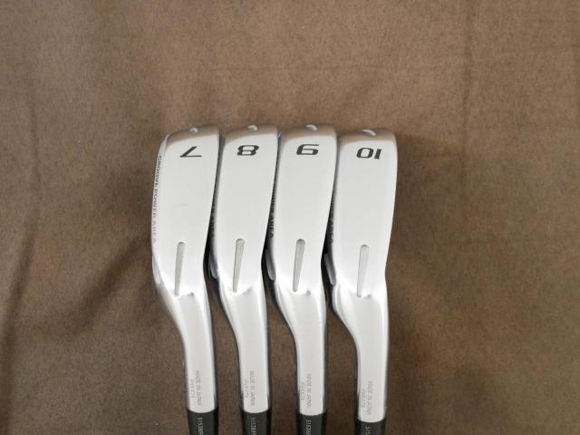 Iron set : Honma : ชุดเหล็ก Honma LB-808 Limited Edition (ปี 2018 ใบใหญ่ หน้าเด้ง ตีง่ายมาก) มีเหล็ก 7-10 (4 ชิ้น) ก้านกราไฟต์ Honma LB-2000 AQ8 Flex SR (2 ดาว)