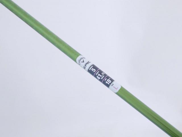 Lady club : All : หัวไม้ 5 Callaway EPIC MAX FAST (รุ่นปี 2021) Loft 18 ก้าน Mitsubishi ELDIO 40 Flex L