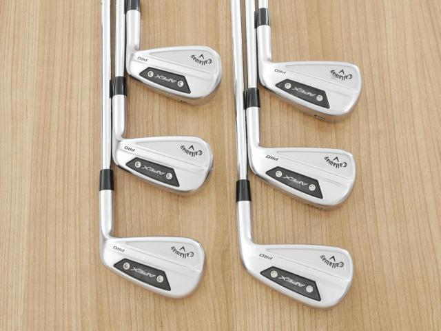 Iron set : Callaway : ชุดเหล็ก Callaway APEX Pro Forged (ออกปี 2024) มีเหล็ก 5-Pw (6 ชิ้น) ก้านเหล็ก NS Pro Modus 105 Flex S
