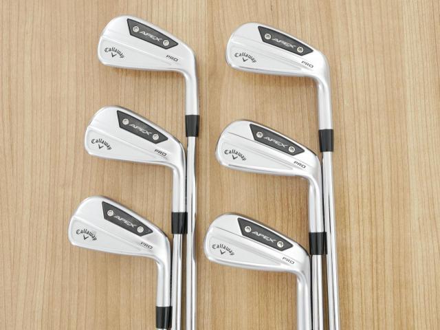 Iron set : Callaway : ชุดเหล็ก Callaway APEX Pro Forged (ออกปี 2024) มีเหล็ก 5-Pw (6 ชิ้น) ก้านเหล็ก NS Pro Modus 105 Flex S