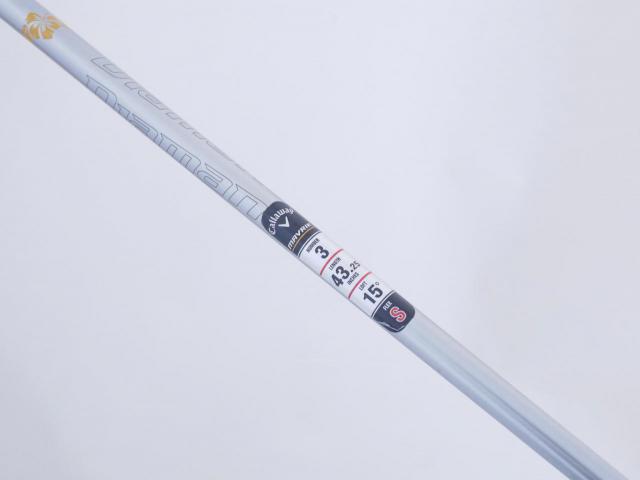 Fairway Wood : callaway : หัวไม้ 3 Callaway Mavrik (ออกปี 2020 Japan Spec.) Loft 15 ก้าน Mitsubishi Diamana 50 Flex S