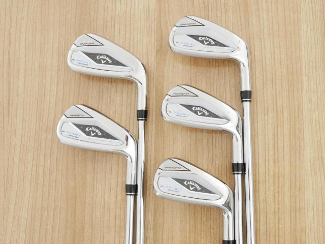 Iron set : Callaway : ชุดเหล็ก Callaway Paradym Ai Smoke Max Fast (ออกปี 2024 ตีง่ายมาก ไกล Japan Spec.) มีเหล็ก 6-Pw (5 ชิ้น) ก้านเหล็ก NS Pro ZELOS 7 Flex R