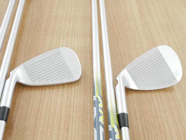 Iron set : Ping : ชุดเหล็ก Ping G730 (รุ่นล่าสุด ปี 2024 Japan Spec. ใบใหญ่ ง่ายที่สุด ไกลที่สุดของ Ping) มีเหล็ก 6-Pw,Aw,50,56 (8 ชิ้น) ก้านกราไฟต์ Fujikura HL35 Flex R2