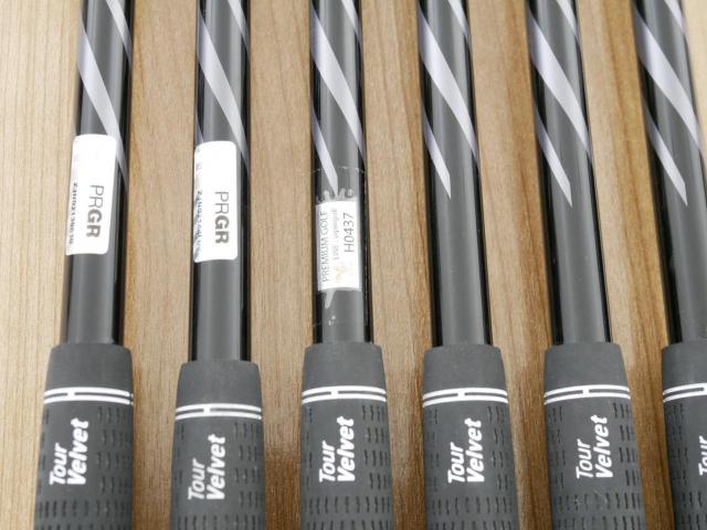 Iron set : PRGR : ชุดเหล็ก PRGR 04 Forged (รุ่นปี 2025 ตีง่าย ไกลมากๆๆ) มีเหล็ก 6-Pw,AW (6 ชิ้น) ก้านกราไฟต์ Fujikura MCI Flex SR
