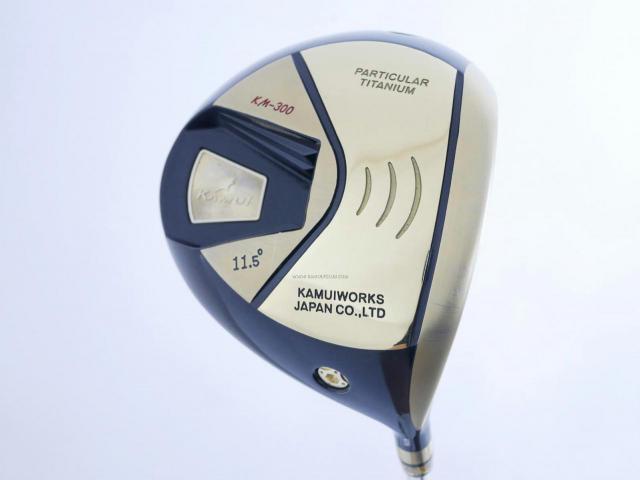 Driver : Kamuiworks : Kamuiworks KM-300 Gold (ปี 2018 หน้าเด้งเกินกฏ มีสปริงข้างใน) Loft 11.5 ก้าน Mitsubishi Bassara GG33 Flex Lite (R2)