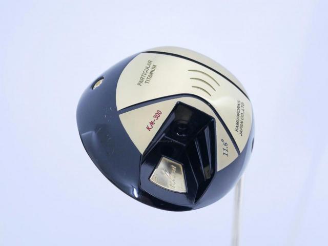 Driver : Kamuiworks : Kamuiworks KM-300 Gold (ปี 2018 หน้าเด้งเกินกฏ มีสปริงข้างใน) Loft 11.5 ก้าน Mitsubishi Bassara GG33 Flex Lite (R2)