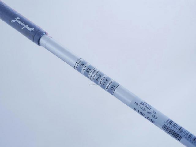 Driver : Kasco : ไดรเวอร์ Kasco ZEUS Impact Easy Spec Hi-Cor (รุ่นปี 2020 หน้าเด้งเกินกฏ หัวขนาด 480cc.) Loft 11.5 Flex SR
