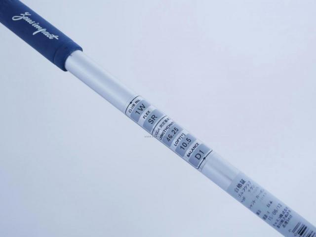Driver : Kasco : ไดรเวอร์ Kasco ZEUS Impact Easy Spec Hi-Cor (รุ่นปี 2020 หน้าเด้งเกินกฏ หัวขนาด 480cc.) Loft 10.5 Flex SR